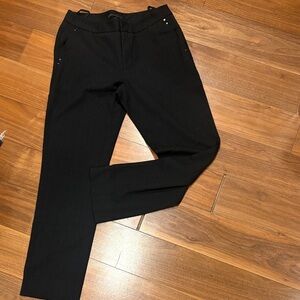 Kenneth Cole Classic Black Trousers with Silver Stud Accents Size 6